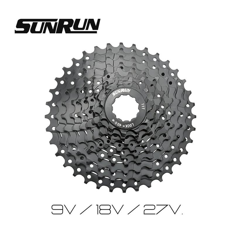 Catraca K7 9v 11 36 Sunrun Padrão Shimano Sunrace Bicicleta Mtb